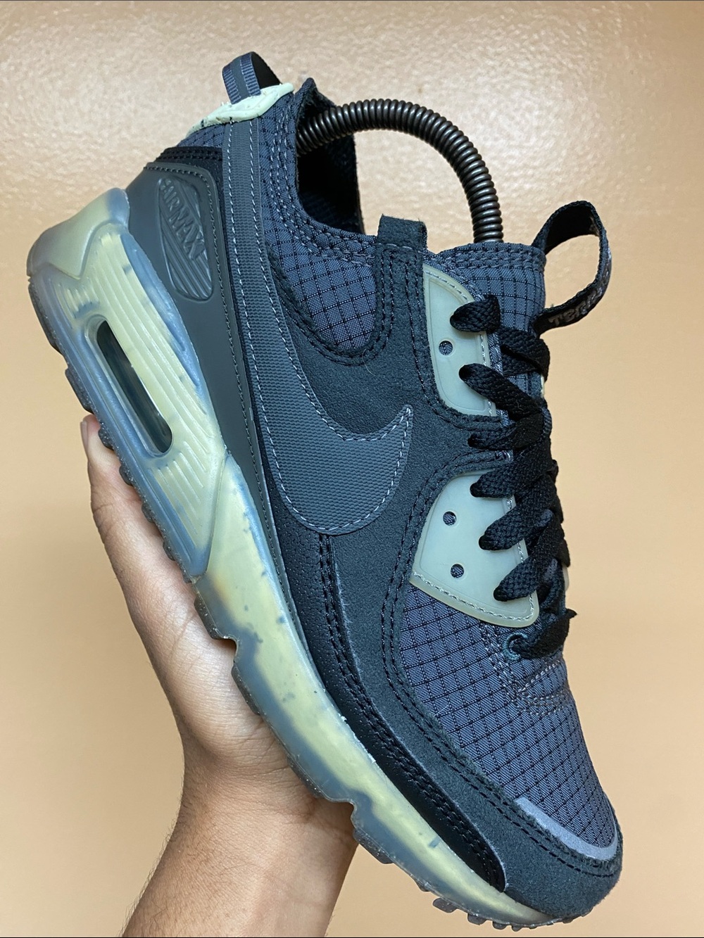 Nike Air Max Terrascape 90 “Black Lime Ice” Size 7 Mens  8.5 Women’s DH2973-001 - Picture 8 of 17